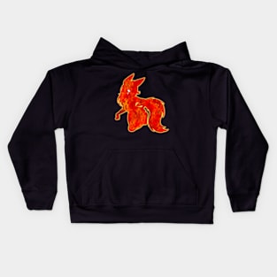 Shadow Fox Fire Kids Hoodie